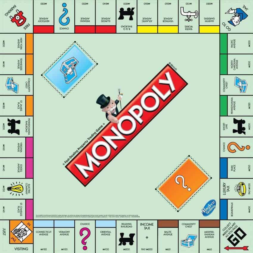 bàn cờ tỷ phú monopoly